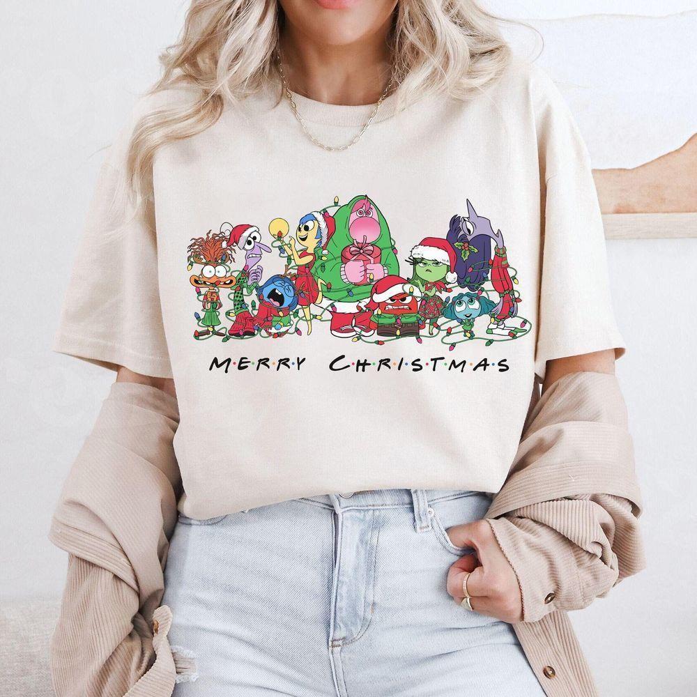 Pixar Inside Out 2 Christmas Lights Group Disney Vuitino Apparel